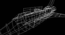 Wire Frame Space Shuttle